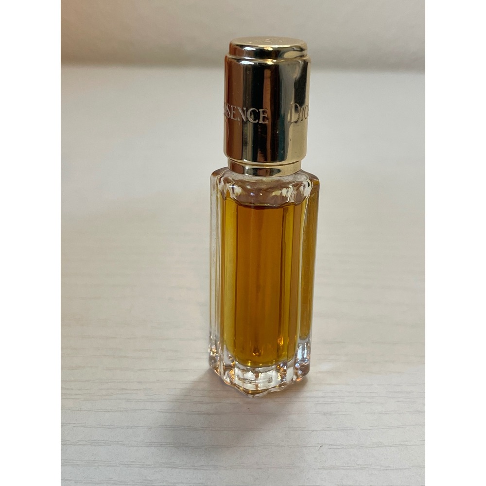 VTG Christian Dior Dioressence Parfum Miniature Women Mini Gold Amber Excellent - Picture 3 of 5